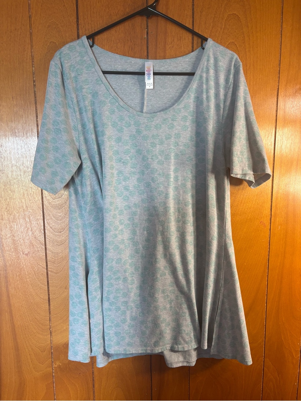 LuLaRoe Mint Green Short Sleeve Scoop Neck Tee